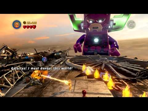 Lego Marvel Super Heroes (PC) walkthrough - FINAL BOSS - Galactus