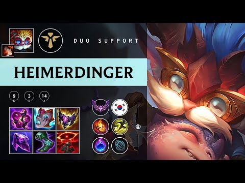 Heimerdinger Support vs Alistar - KR Master Patch 25.24
