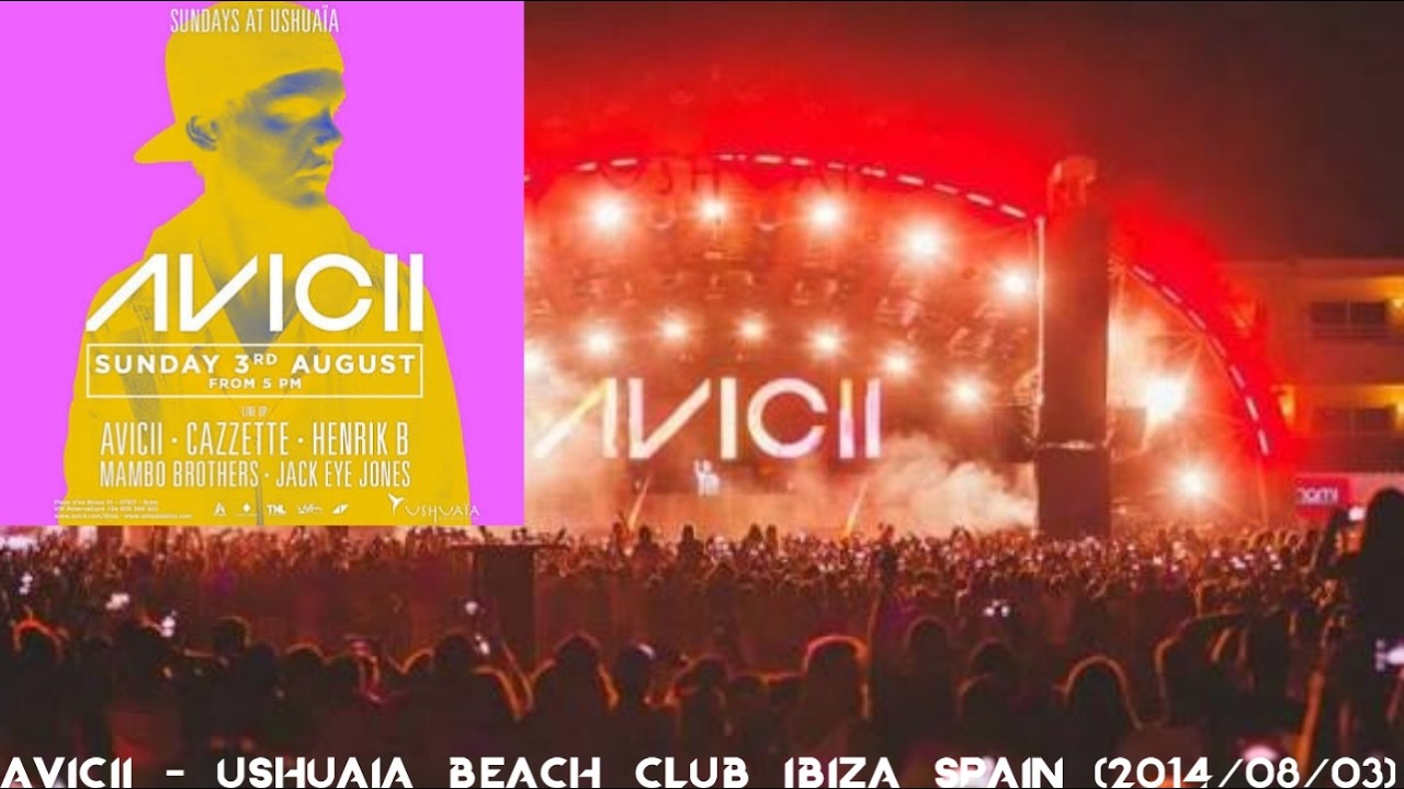 Avicii @ Ushuaïa Beach Club, Sat Jordi de Ses Salines, Ibiza, Spain (2014/08/03)