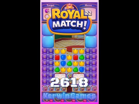 Royal Match Level 2618 - No Boosters Gameplay
