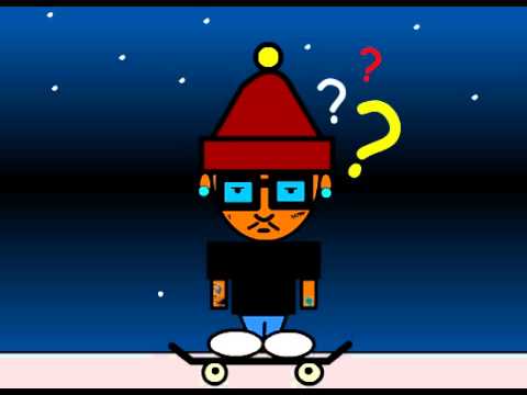 Cartoon Skateboarding