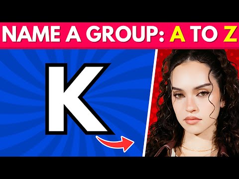 NAME A K-POP GROUP THAT START WITH A TO Z! 🔠| K-Pop Quiz Game 2025