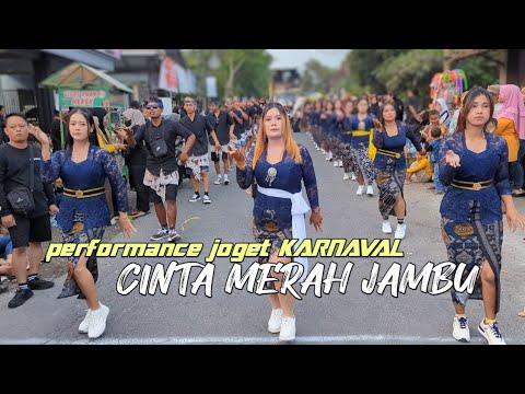 JOGET KARNAVAL DJ CINTA MERAH JAMBU!! live performance karnaval dsn klepon