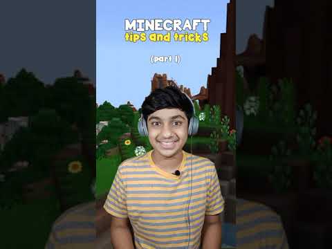 Minecraft tips and tricks🎉 in hindi part 1 #shorts #minecraft