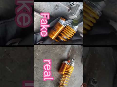When buying motorcycle shock absorbers, please identify the real and fake gas cylinders #shockabsorb