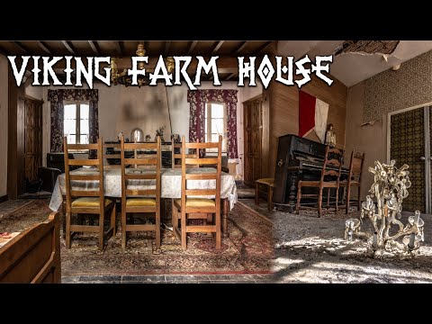 Abandoned Belgian farm house of the viking flags | Decaying in time
