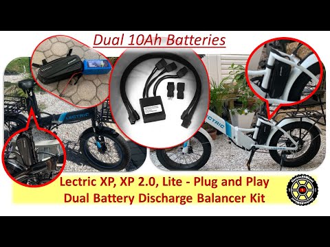 Lectric | PLUG AND PLAY Dual Battery Discharge Balancer Install on Lectric XP 2.0 (XP, XP Lite XP 3)