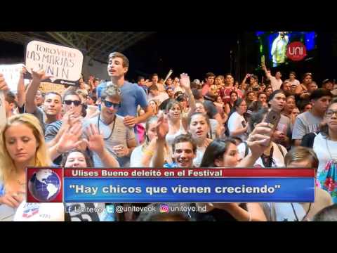 Ulises Bueno deleitó en el Festival
