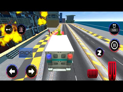 Police Ambulance and Fire Truck Van Driving - Android GamePlay #17
