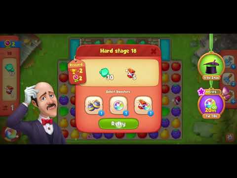 Jackpot Round ▪︎ Golden Cup 10565 Stage 18 - 33 ☆ Gardenscapes by Anne