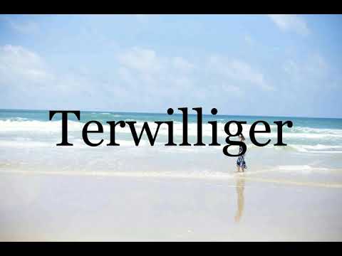How To Pronounce Terwilliger🌈🌈🌈🌈🌈🌈Pronunciation Of Terwilliger