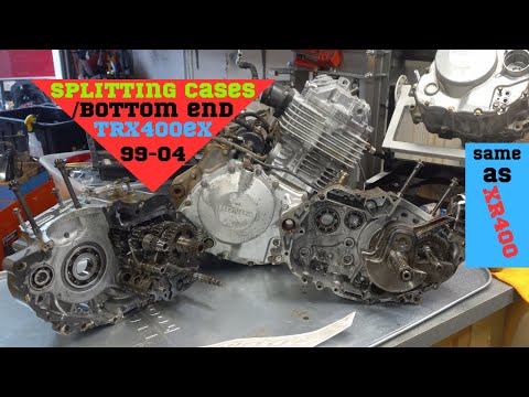 Trx400ex Bottom End Part 1 How to Split Cases