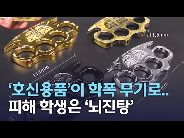 '호신용품'이 학폭 무기로..피해 학생은 '뇌진탕'