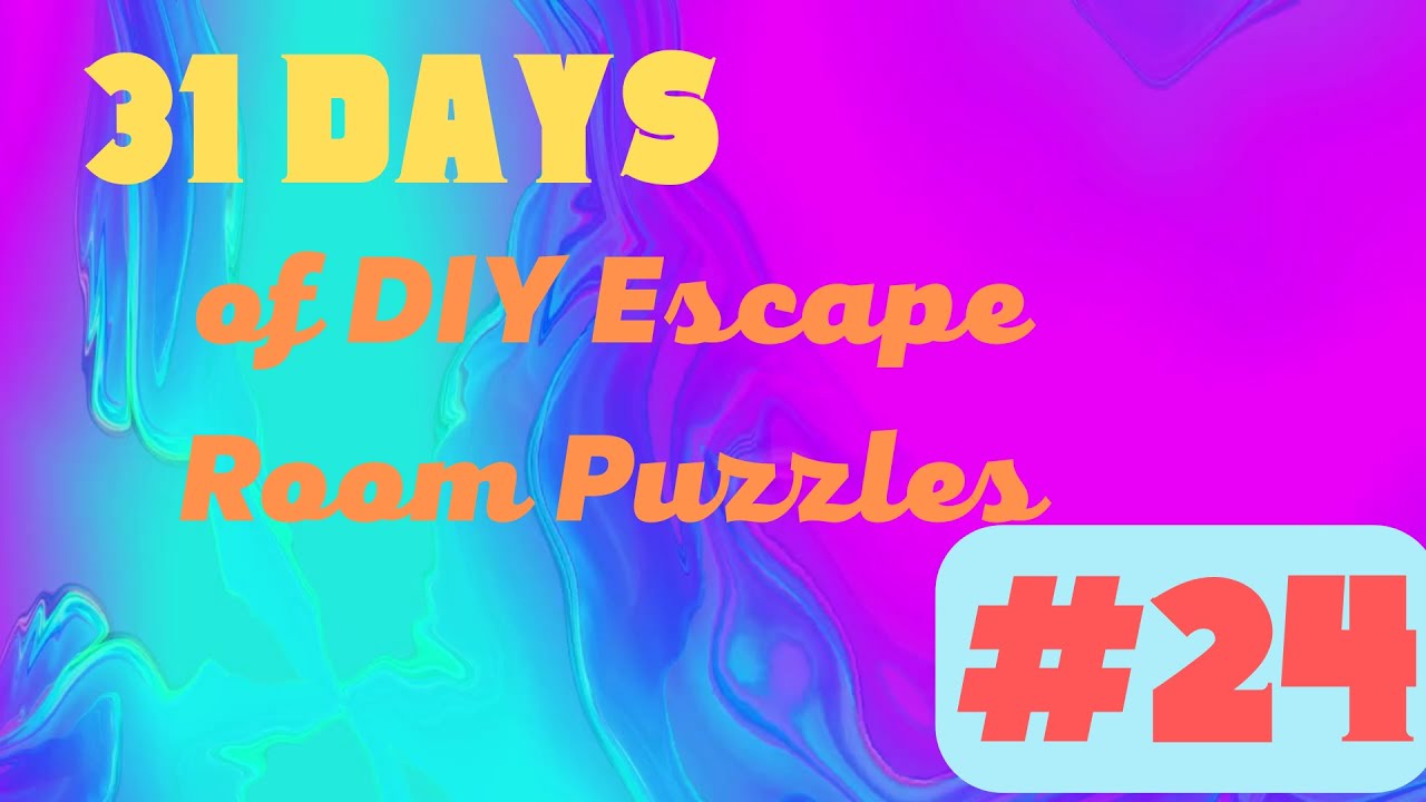 Physical puzzles for your DIY escape room