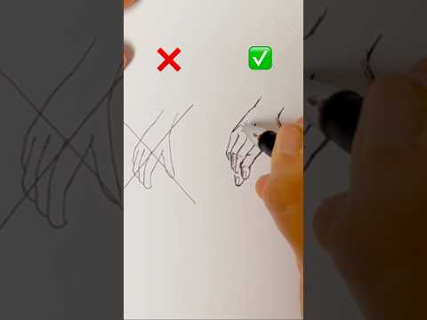 How to Draw Hands(For Beginners)
