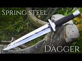 Dagger Making Scrap Spring Steel Dagger