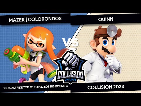 Collision 2023 - SSBU Squad Strike - Quinn (P1) vs Colorondo8 (P2) - Top 32 - Losers Round 4