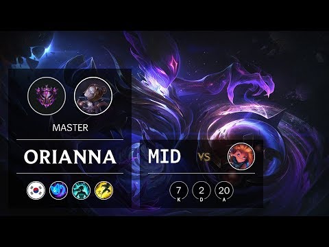 Orianna Mid vs Zoe - KR Master Patch 9.15