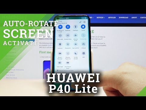 How to Turn On Auto Rotate in Huawei P40 Lite