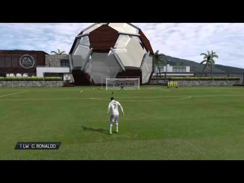 Awesome kick-up volley long shot