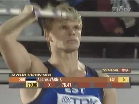 Andrus Värniku 4. katse Helsingi MM-il