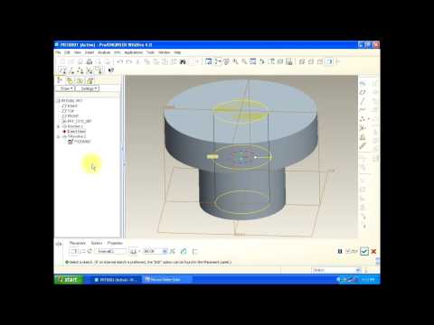 How to use Revolve command in proe wildfire 4.0