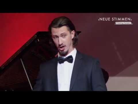 NEUE STIMMEN 2018 - Master Class: Daniil Chesnokov sings "Als Büblein klein"