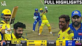 Chennai Super Kings vs Mumbai Indians Full Highlights, CSK vs MI today IPL Match Full Highlights