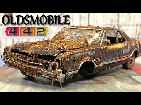 Thumbnail for Restoration 1966 Oldsmobile 442 American Classic Muscle Car Diecast Model by Oldsmobile