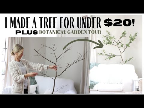 DIY Fake Tree ~ Spring Decorating ~ Faux Olive Tree ~ DIY Artificial Greenery ~ DIY Fake Plant