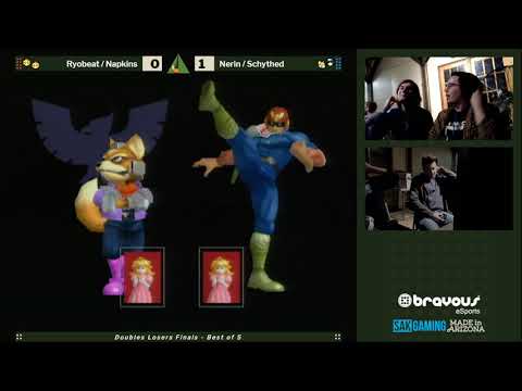 Smash Camp 2019 Doubles Losers Finals - Ryobeat/Napkins (Red) vs Nerin/Schythed (Blue)