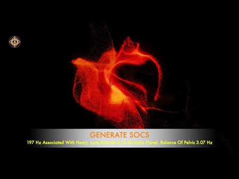 197 Hz | Associated With Heart, Love,Warmth | 6.15 Hz | Hara Navel, Balance Of Pelvis | 3.07 Hz