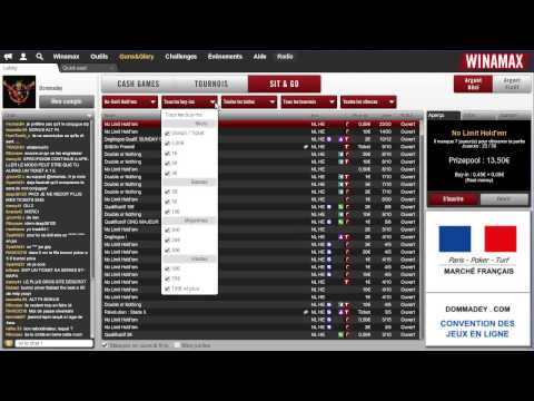 comment s'inscrire freeroll winamax