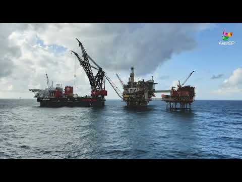 Kranbytte på Valhall feltsenter