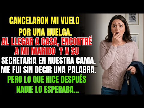Cancelaron Mi Vuelo Por Una Huelga Y Al Volver A Casa, Encontré A Mi Marido Con Su Secretaria...