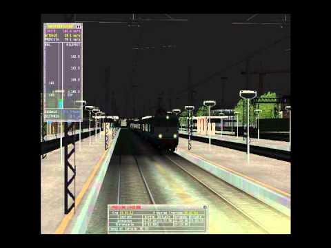 E656 EXP 833 in partenza da Piacenza