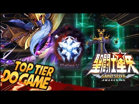 SUBINDO DE RANK NO SAINT SEIYA AWAKENING! A Melhor formação PVP!