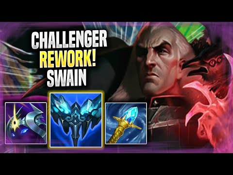 NEW SWAIN REWORK IS BROKEN? - Korean Challenger Plays New Swain Rework!