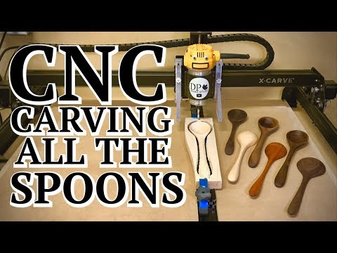 Making Spoons with Two Sided Milling Jig