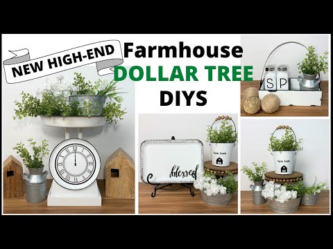 High End Farmhouse Dollar Tree Diys/Kitchen Scale Dollar Tree Diy/$1 Decor