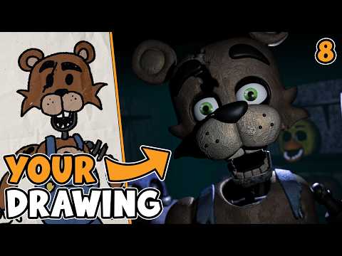 I Turned YOUR Drawings Into FNAF Animatronics