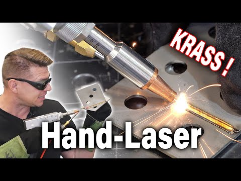 Hand-Laser Schweißen mit 1000W Fiber Laser | UNFASSBAR gut oder alles Fake?
