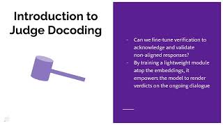 Judge Decoding Explained - Speed up Large Language Model to 9x