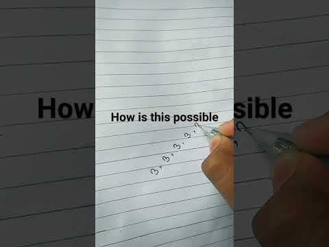 3,3,3,3,3=20 how is this possible 😁😁