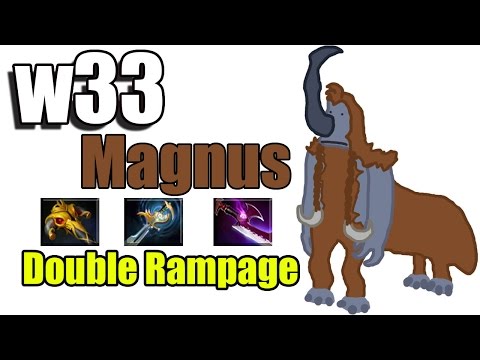 Dota 2 w33 Magnus -  Ez Double Rampage