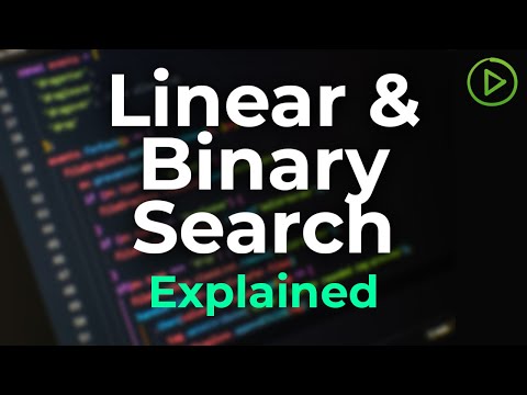 Linear and Binary Search Algorithms Explained in Python with FULL code
