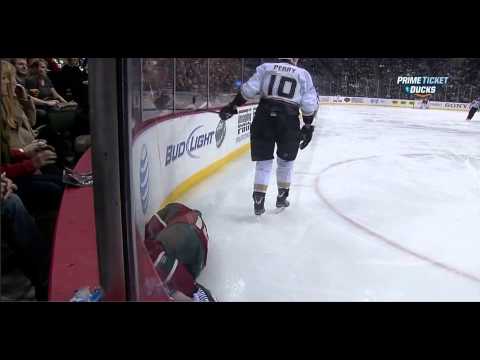 Perry Hit on Zucker Minnesota Wild vs. Anaheim Ducks 3/12/2013