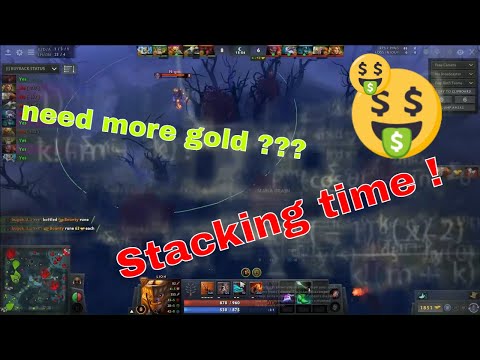 Dota 2 Gameplay Update7.30 = Lion doing stack.