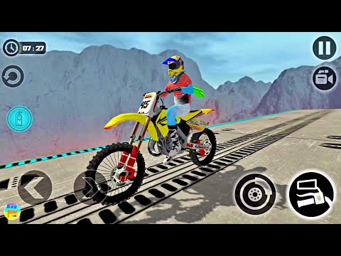 Impossible Motor Bike Tracks - New Levels Unlock - Impossible Stunts Android Gameplay