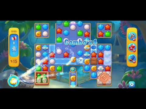 Fishdom 9195 Hard Level - NO 💣🧨💥